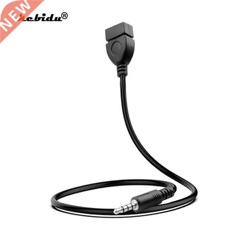 kebidu .5mm Audio AUX Jack to USB 2.0 Type A Male to Femal