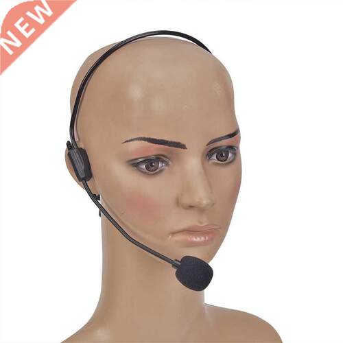 Portable Headset Microphone Wired 3.5mm Moving Coil Earphone