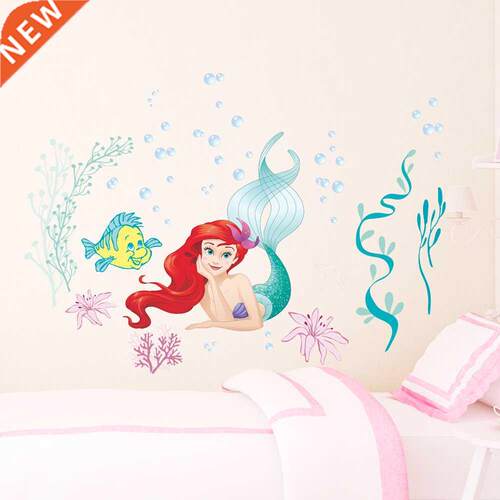 Disney Ariel Princess Mermaid nderwater Bubble Wall ers Kid