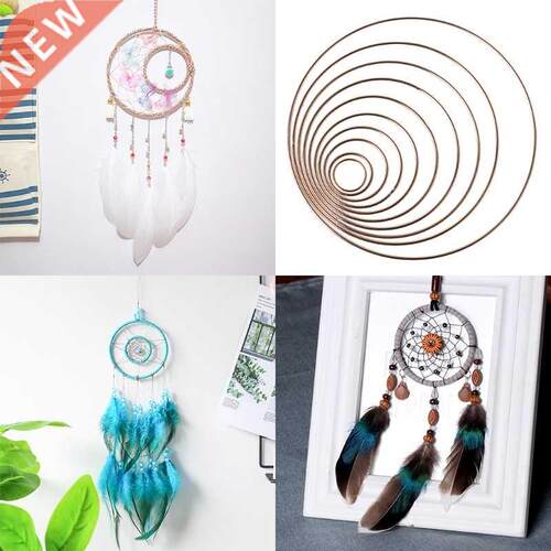 1pack/lot Moon Heart Shape 50-200mm Big Dream Catcher Ring