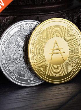 Plated Cardano ADA Coin Cryptocurrency Physical Collection