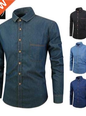 男士衬衫Men's flannel plaid shirt Casual Long Sleeve Shirts