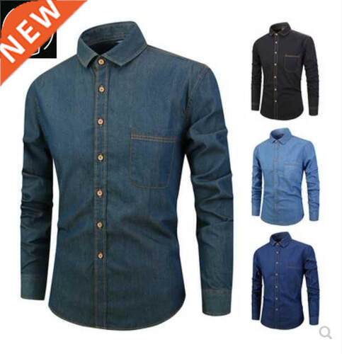 男士衬衫Men's flannel plaid shirt Casual Long Sleeve Shirts