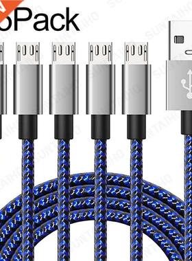 5Pack 2.4A Micro USB Cable For Xiaomi Redmi Huawei USB Fast