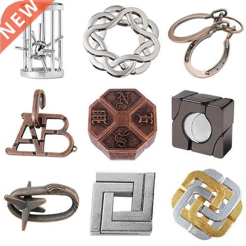 puzzle Zinc-alloy unlock hole lock magic alloy puzzle toy
