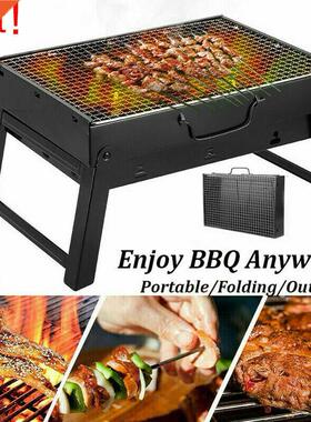 BBQ Barbecue Grill Folding Portable Charcoal Stove Camping G