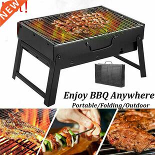 BBQ Barbecue Grill Folding Portable Charcoal Stove Camping G