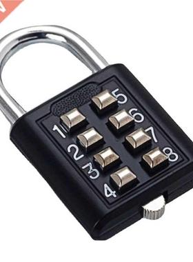 8 Digits Password Code Combination Padlock Zinc Alloy Suitca