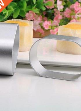 10Pcs Premium Cheese Mold Rust-Proof Non-Stick Oval Puffs