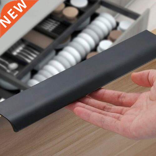 Invisible Handles Drawer Dark Handle Black Hidden Cabinet
