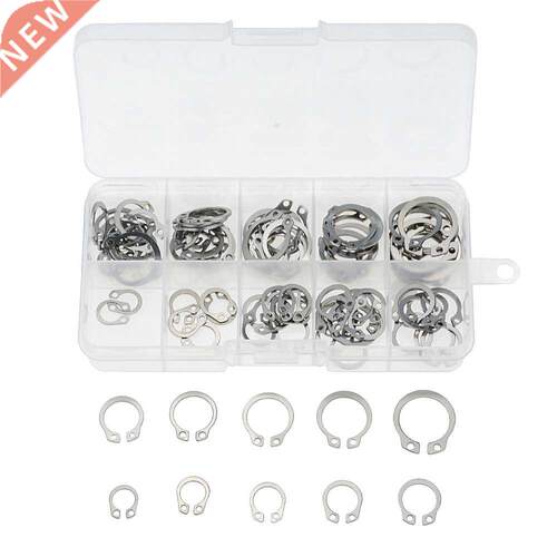 100PCS/Box Snap Retaining Ring Circlip Carbon Steel M8-M18 A