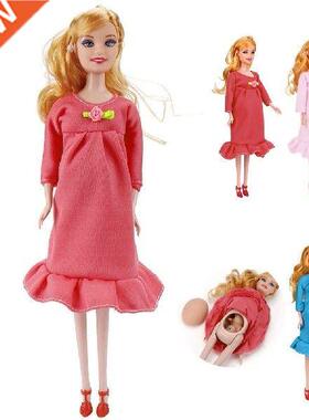 Dress Real Pregnant Doll Suit Doll Have A Baby In Her Tummy