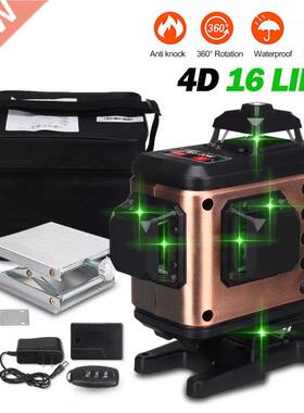 16 Lines 4D Green Laser Level Self-Leveling 60 Horizontal A