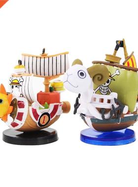 6-7cm 2Styles OP Going Merry Thousand Sunny Pirate Boat Mode