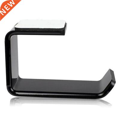 Simple Headphone Stand Hanger Hook Tape Under Desk Dual Head