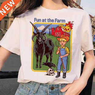 Lets Summon Demons Aesthetics T shirt Women Summer Casual Ha