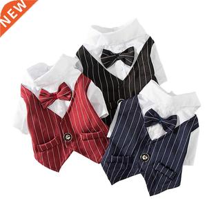 Gentleman Dog Clothes Wedding Suit Formal Shirt For Small Do