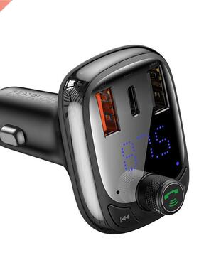 FM Transmitter Wireless 5.0 Handsfree Car Kit Audio MP3 Play