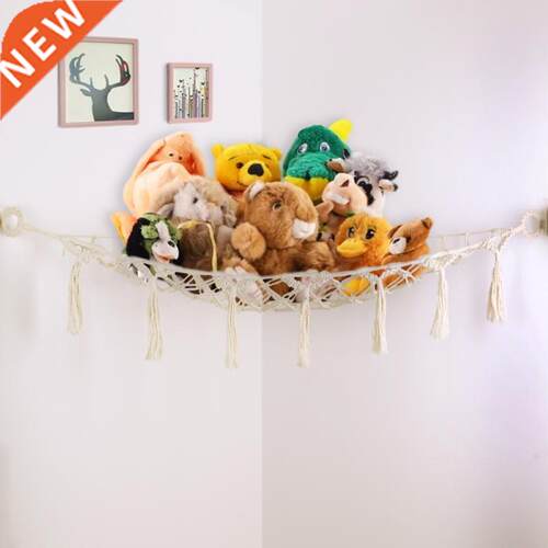 Stuffed Toy Hammock With Toy String Light Hanging Stuffed O
