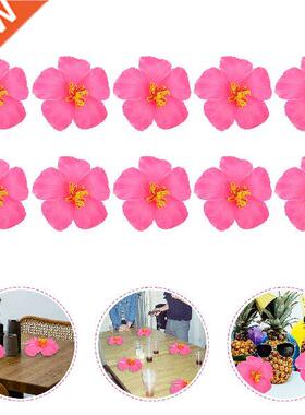 Flowers Hibiscus Decoration Hawaiian Flower Tropical Party
