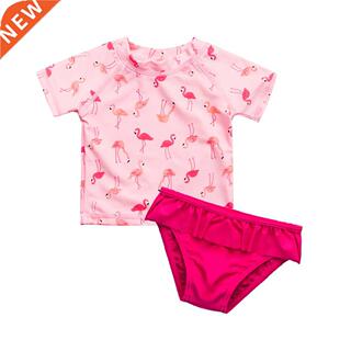 Wiere Two Piece Swimsuit Kids Girl's Beach Wear For Toddle