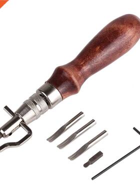 5 In 1 Leathercraft Stitching Leather Groover Edger Beveler