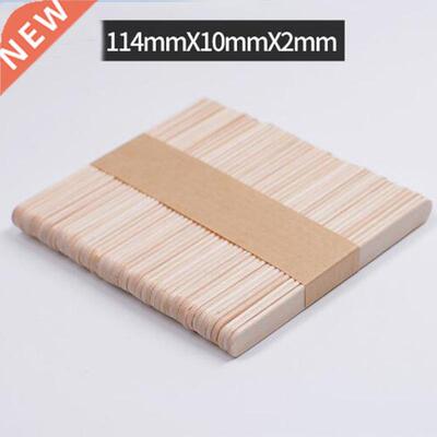 50/100PCS Disposable Wooden Tongue Depressors Wooden Hair Re