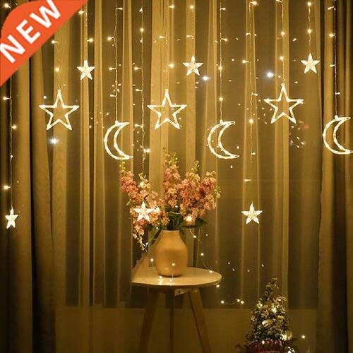 Curtain Light Moon Star Lamp LED Lamp String Garden