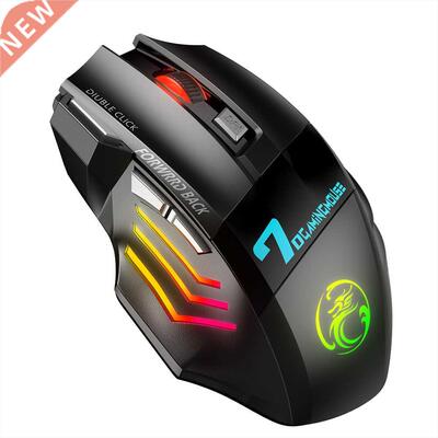 Bluetooth Wireless Mouse Rechargeable Computer Mouse Gamer E