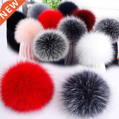 8/10cm Plu Hairball Pom Poms Faux Fox Fur Pompom For Women