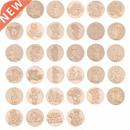 25mm Retro Wax Seal Stamp Cartoon Panda Pattern Copper Head