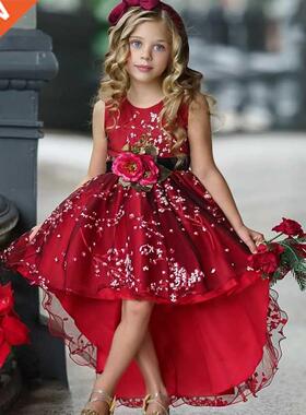 girl Birthday Gown Clothes Girls kids Dress kid Baby for