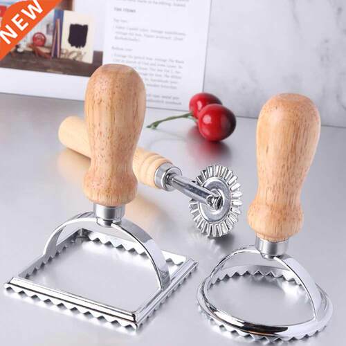 Stainless Steel Cookie Cutter Pastry Press Mold Dumpling