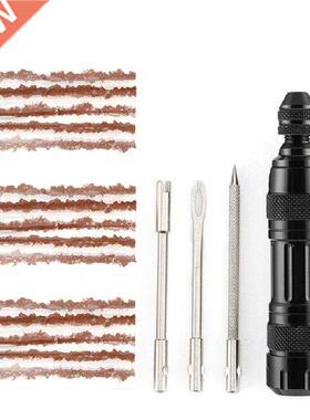 Bike Tire Repair Set Tubeless Punch Te Rubber Stripes