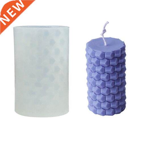 Silicone Candle Molds 3D Bee Honeycomb Beehive Mold for