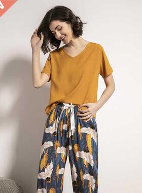 JULY	S SONG Floral Printed Pyjama Sleepwear Female Ca