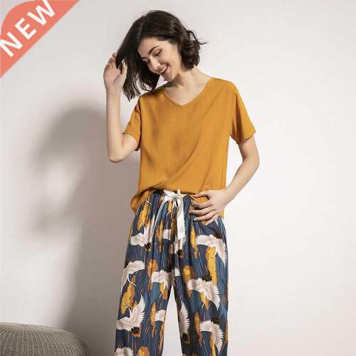 JULY	S SONG Floral Printed Pyjama Sleepwear Female Ca