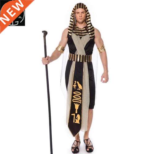 Ancient Egyptian monarch king adult male cosplay pharaoh
