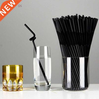 100Pcs/Pack Flexible Straws Drink Straw Reusable Silicone Dr