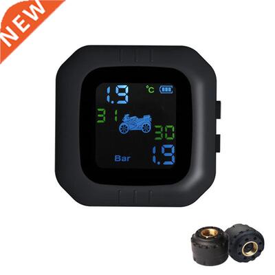 Motorcycle tire pressure detection monitor locomotive tire