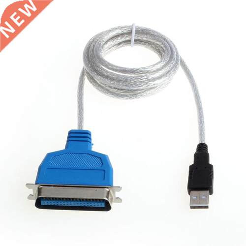 1.5M USB 2.0 To Parallel IEEE 1284 6-Pin Cable Connector Ad