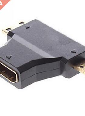 3 in1 Micro HDMI male + Mini HDMI male to HDMI 1.4 Female ca
