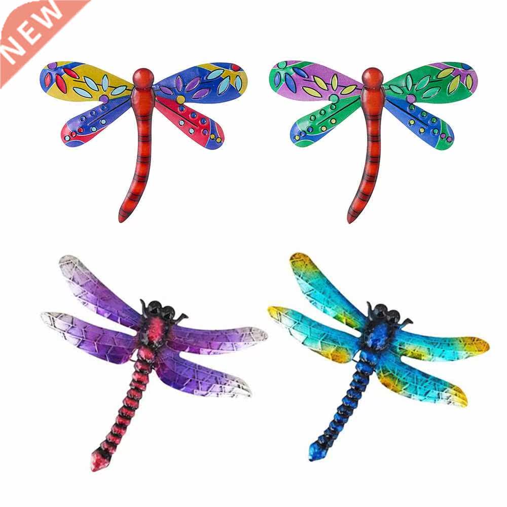 Metal Dragonfly Artwork Statue Pendant For Garden Decoration图片
