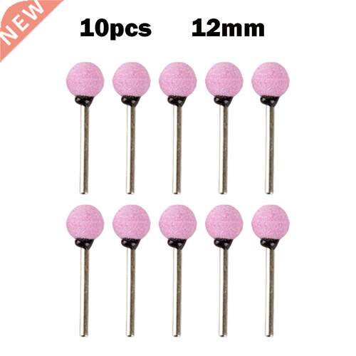 10pcs 3mm Mounted Point Ball-Shaped Ceramic Grinding Head Gr