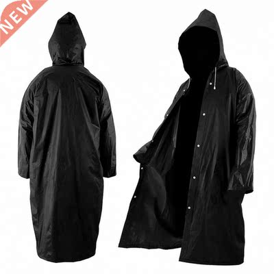 Adult Raincoat Outdoor Rainwear EVA Cloth Hoodie Long Rain