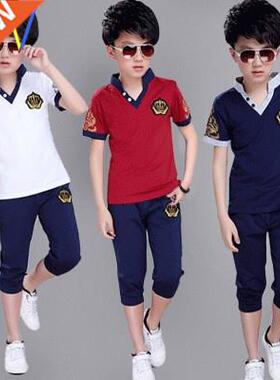 boy pants children baby clothes summer set kids t-shirt 2019