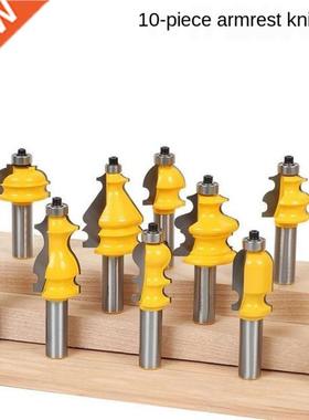 10PCS 1/2 Shank Architectural Molding Router Bits Set Casing