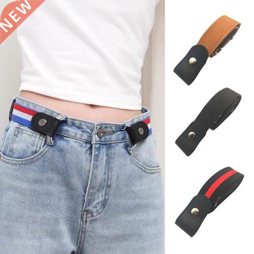 Buckle-Free Belt For Jean Pants Dresses No Buckle Stch Elast
