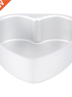 6 Inch Heart aped Removable Bottom Thicken Aluminum Alloy