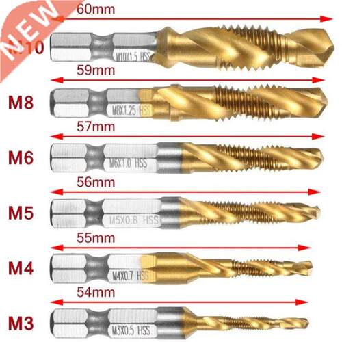 Hexagonal Shank Drilling Tapping Compound Tap Drill Screw Ma